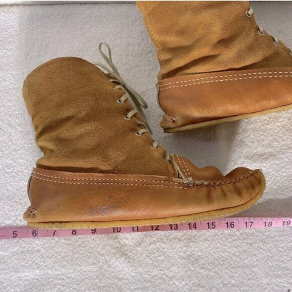 Vintage Handmade Bushcraft Snow Shoes Moccasin Mukluks 8.5 - Picture 11 of 14